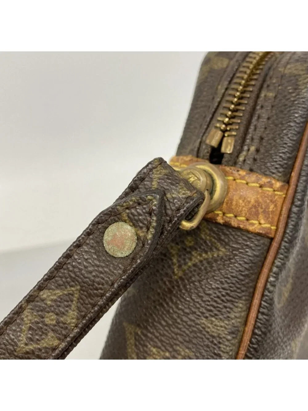 Louis Vuitton Clutch Monogram Marly Dragonne GM Brown